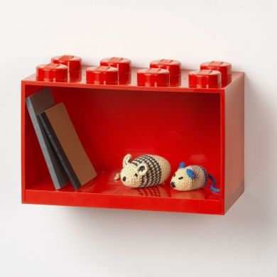 Декоративная полка для хранения книг Х8-красная Lego 41151730