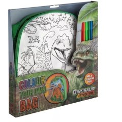 Dinosaur Expedition Рюкзак-розмальовка з фломастерами, арт.990192 Moxy 990192