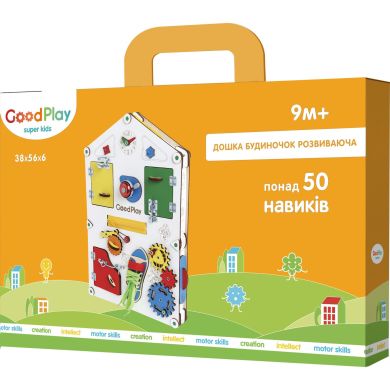 Дошка розвивальна GoodPlay Будиночок 38х56х6 D 008