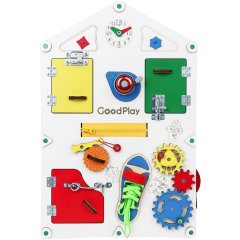 Дошка розвивальна GoodPlay Будиночок 38х56х6 D 008