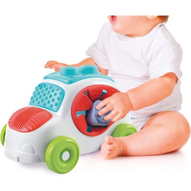 Игрушка-машинка с конструктором Clementoni Sensory Car, серия Soft Clemmy, 8 деталей 17315