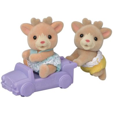 Ігровий Набір Sylvanian Families Північні оленята-двійнята на машинці 5693
