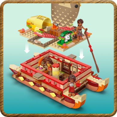Конструктор Приключенческое каноэ Ваяны LEGO Disney Princess 43270