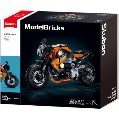 Конструктор SLUBAN M38-B1130 Model Bricks: Мотоцикл 310, 196 деталей