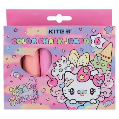 Крейда кольорова Jumbo, 6 кольорів Hello Kitty Kite HK24-073
