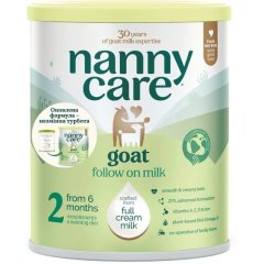 Молочна суміш Nannycare 2 на основі козиного молока для подальшого годування з 6 до 12 місяців 800 г 5022817000498