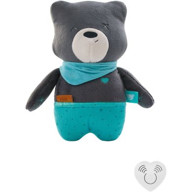М'яка іграшка для сну MyHummy Matt з датчиком сну 5907637944712, Графітовий