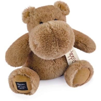 Мягкая игрушка DouDou Бегемот светло-коричневый 25 см, HO3203