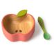 Набір дитячого посуду: миска та ложка &laquo;Яблуко&raquo;, Oli&Carol W-BOWL-APPLE
