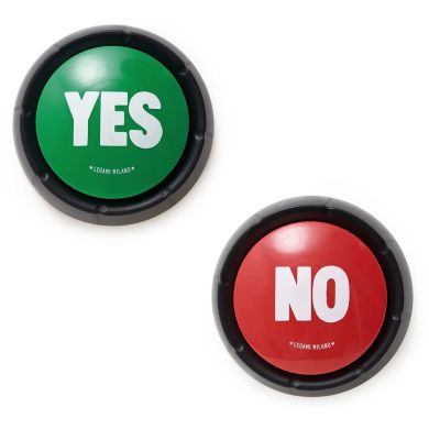 Набір із 2 звукових кнопок Yes & No Legami SBS0001