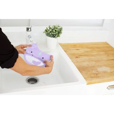 Нагрудник Skip Hop силіконовий Кит серія ZOO 9I415110, Фіолетовий