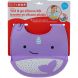 Нагрудник Skip Hop силіконовий Кит серія ZOO 9I415110, Фіолетовий