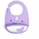 Нагрудник Skip Hop силіконовий Кит серія ZOO 9I415110, Фіолетовий
