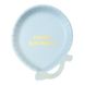 Одноразові паперові тарілки Talking Tables We Heart Birthdays в формі кульки блакитні 12 шт. BDAY-PLATE-BALL-B