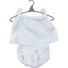 Одяг для пупса білий комплект 34 см Doll Factory Tiny babies 06718