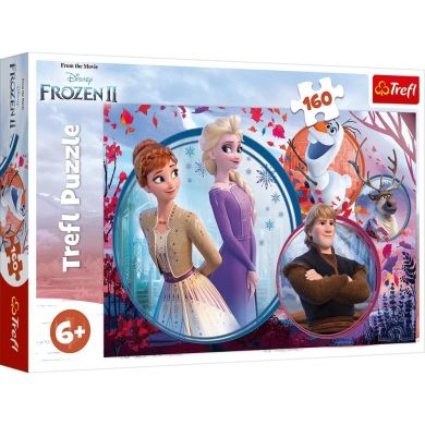 Пазли 160 Frozen Пригода сестри Trefl 15374