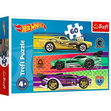 Пазлы (60 элементов) Трасса / Hot Wheels Trefl 17389