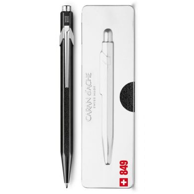 Ручка Caran d'Ache 849 Metal-X Черная, box 849.809