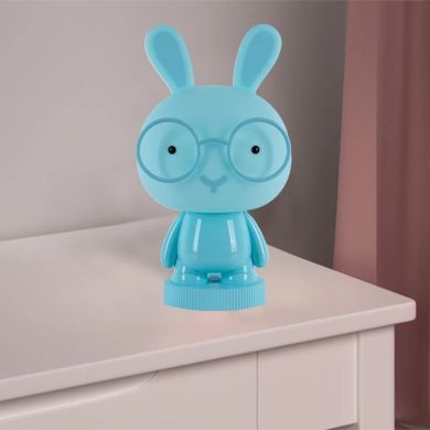 Світильник-нічник LED з акумулятором Bunny, блакитний Kite K24-490-1-3, Блакитний