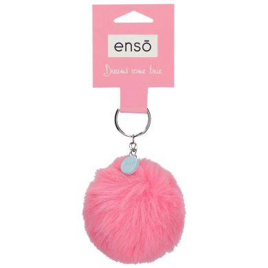 Брелок с помпоном ENSO (Энсо) РОЗОВЫЙ 9470225