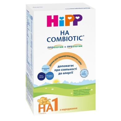 Сухая гипоаллергенная молочная смесь HiPP 1 начальная 350 г 2144 9062300130376