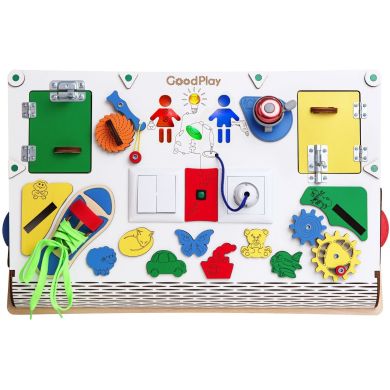 Дошка розвиваюча з нахилом GoodPlay 38х56х9 з підсвічуванням D 005