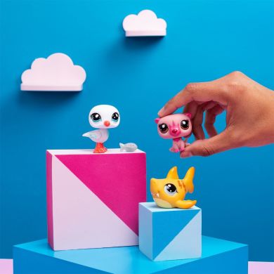 Ігровий набір LITTLEST PET SHOP НАСТРІЙ ОСТРОВА (3 фігурки, аксес.) 556