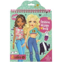 Книга модельєра Besties (зелена, 24х20см, 20 аркушів) 961003