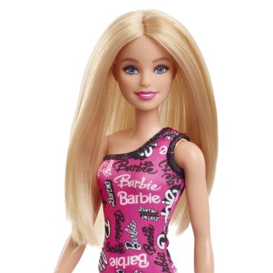 Лялька Barbie Супер стиль у брендованій сукні блондинка HRH07