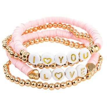 Набір браслетів Great Pretenders Pink Love, 4 шт., 84110 84110