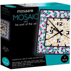 Набір для творчості Mosaaro Кришталеве скло мозаїка Годинник MA4002