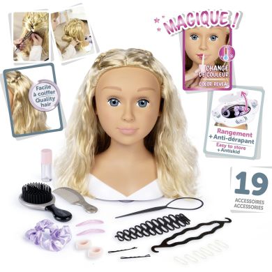 Набір стиліста Манекен, білявка, 19 аксес., 21х16х25 см, 3+ SMOBY TOYS 320317