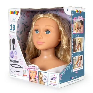 Набір стиліста Манекен, білявка, 19 аксес., 21х16х25 см, 3+ SMOBY TOYS 320317