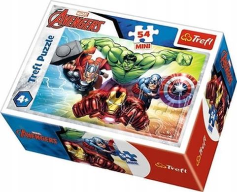 Пазли Trefl Disney Marvel The Avengers Месники Герої міні 54 елемента в асортименті 54166
