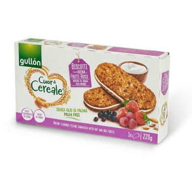 Печенье Gullon сэндвич CDC со злаками и йогуртом 220 г T5081