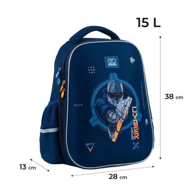 Рюкзак GoPack Education напівкаркасний 165M-8 Cyber Game GO24-165M-8