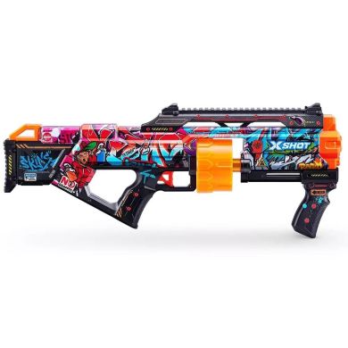 Швидкострільний бластер X-Shot Skins Last Stand Graffiti (16 патронів), 36518B
