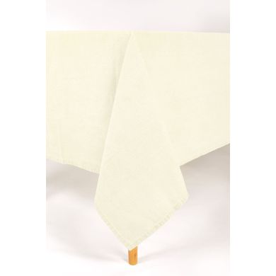 Скатерть кухонная MYRNA 145x250см,100%хлопок, ivory Tiseco 9610IVORY