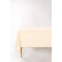 Скатертина кухонна MYRNA 145x250см,100%бавовна, ivory Tiseco 9610IVORY
