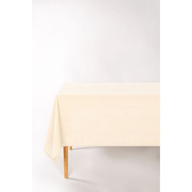 Скатерть кухонная MYRNA 145x250см,100%хлопок, ivory Tiseco 9610IVORY