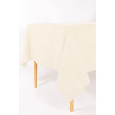 Скатерть кухонная MYRNA 145x250см,100%хлопок, ivory Tiseco 9610IVORY