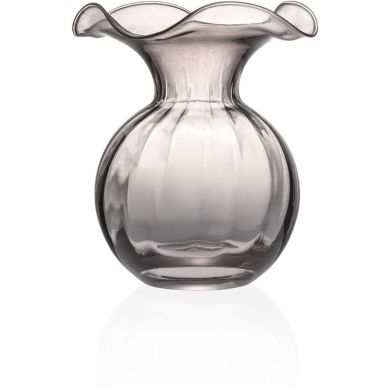 Стеклянная ваза для цветов 18 см Серия Primula Дымчатая IVV 8221.1