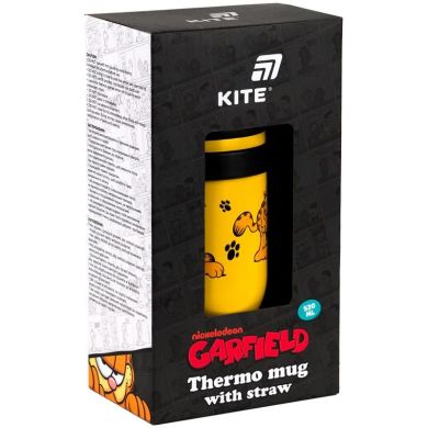 Термокружка з трубочкою, 530мл, Garfield GF25-1266