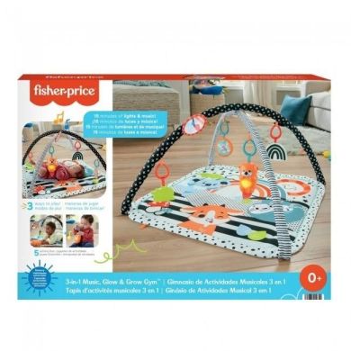 Килимок-ігровий центр 3-в-1 Веселі розваги Fisher-Price JMN72