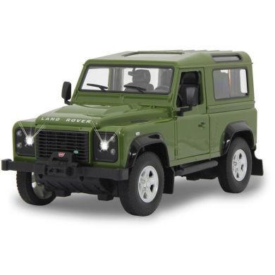 Автомобиль на радиоуправлении Land Rover Defender 1:14 зеленый 2,4 Rastar Jamara 405155