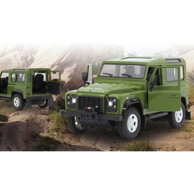 Автомобиль на радиоуправлении Land Rover Defender 1:14 зеленый 2,4 Rastar Jamara 405155