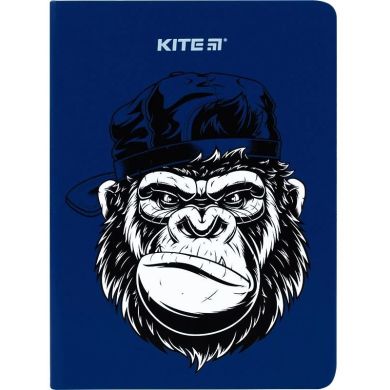 Блокнот тверда обкладинка В6 96 аркушів Blue monkey K22-464-3