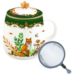 Чайник з порцеляни 450 мл в коробці FOREST DREAM POZZI MILANO 1197FOD