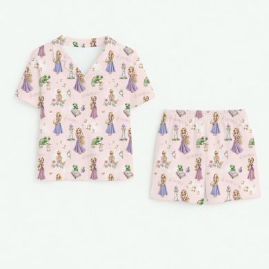 Дитяча піжама з коротким рукавом і шортами My Little Pie Aurora 104-110 PJ023