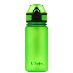 Детская бутылка для воды 350 мл салатовая LittleBig 3020, Салатовый